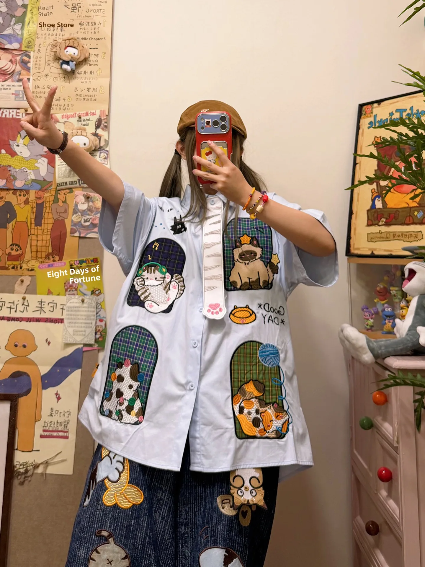 Koszula BIBULU Oryginalna Japo – Embroidery Men Shirt recenzja i cena