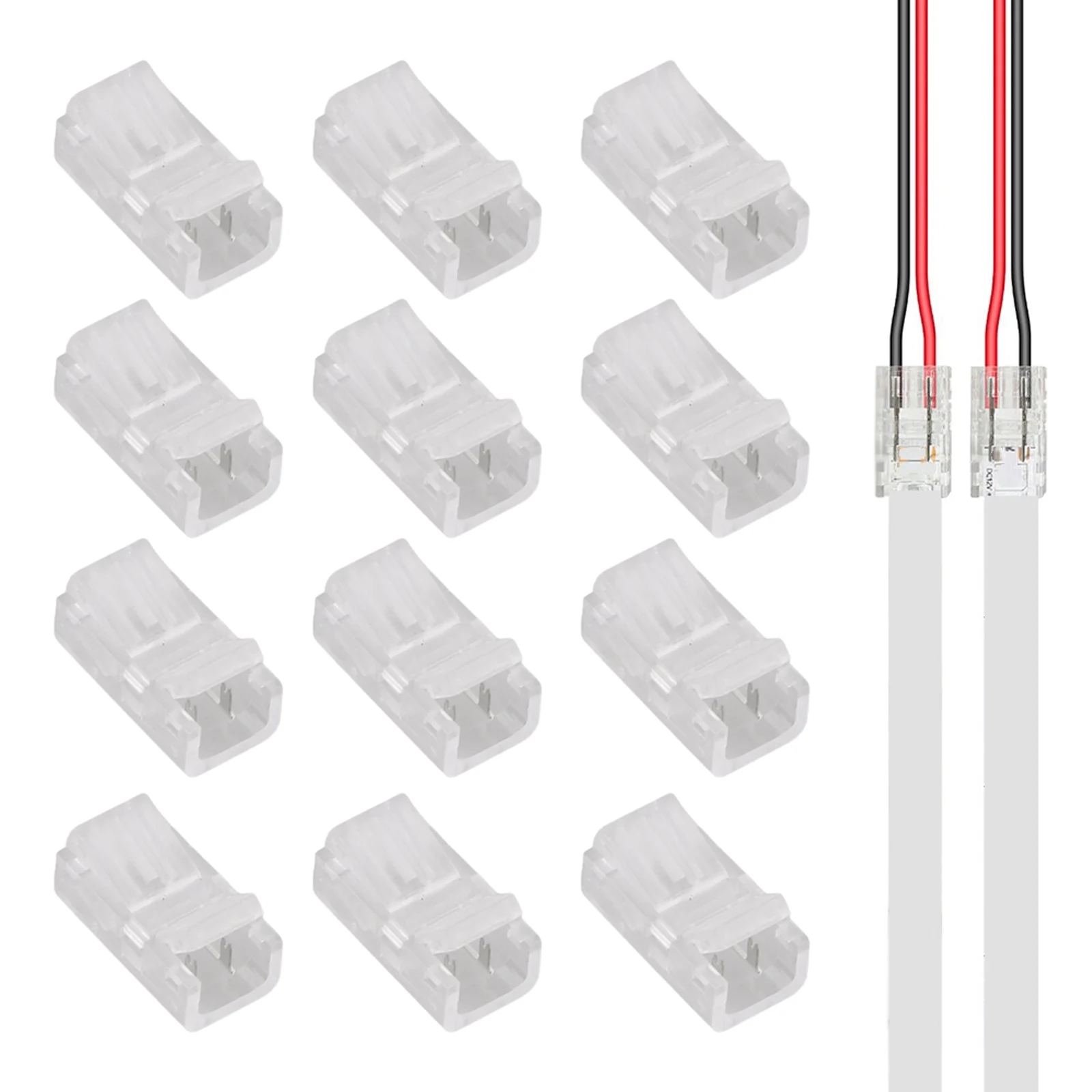 COB LED Strip LED Connectors Home Decoration Compatible Connectors Easy Installation Essential Lighting Component