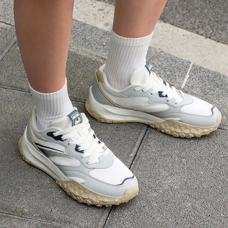 Sepatu Jalan Pria Biskuit 361 Derajat Sol Datar Nyaman Bernapas Komuter Uniseks Desain Minimalis Sepatu Pria 672616773