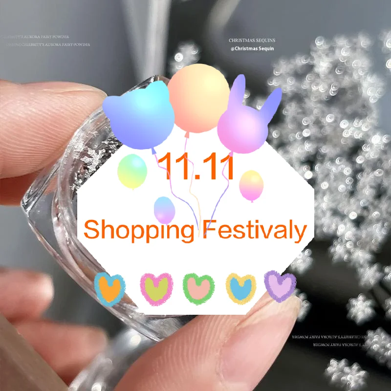 Flocons de neige hiver ongles paillettes scintillantes flocons de noël paillettes Nail Art décoration autocollant conseils ongles charme manucure Salon