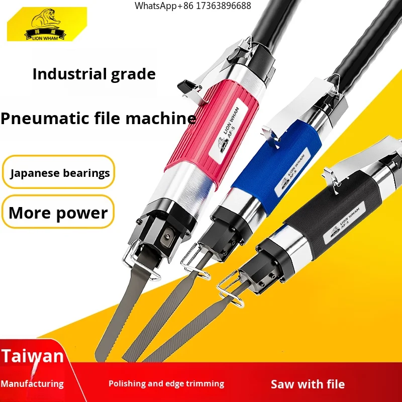 Taiwan Lionway AF-5AF-10 Pneumatic File Machine 10 Reciprocating Metal Trimming Deburring Grinding Air Saw Pneumatic Grinders