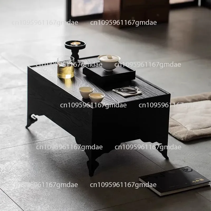 Wind Table Ash Wood Solid Wood Coffee Table Small Apartment Household Bay Window Small Tea Table