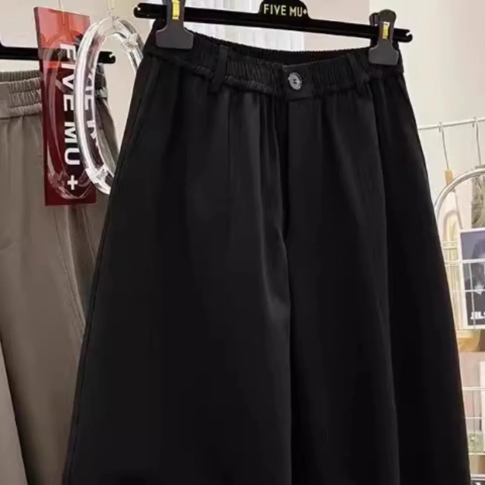 

Свободные широкие брюки Harajuku Sle, мужские и женские осенне-зимние брюки большого размера 300, брюки с косой в американском стиле ретро, повседневные брюки для отдыха