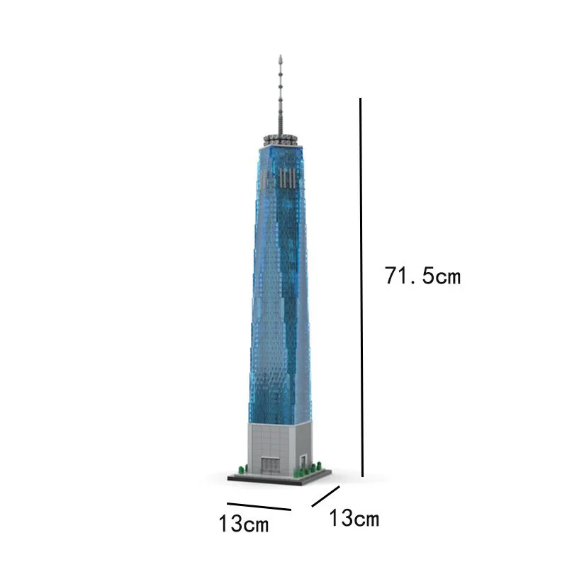 MOC Città Compatibile Architettura Scala 1:800 Taj Mahal Londra Parigi Città Ponte Building Blocks Bambini Assemblare Mattoni Giocattoli