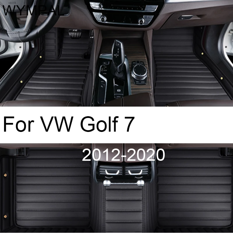 

Автомобильные коврики для VW Golf 7 7.5 GTE GTD GTI 2012 ~ 2020 Ковры Кожаные коврики Коврики Внутренние детали Автомобильные аксессуары
