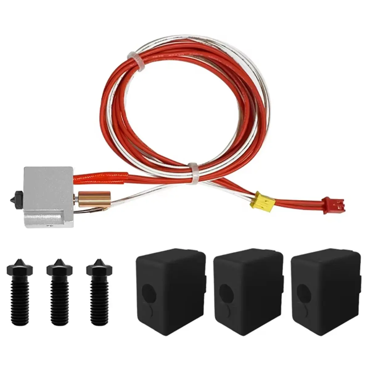 SWXF For V400 Hot End Part Printer Head 0.4mm Nozzle Extruder Hotend Heater V400 3D Printer B
