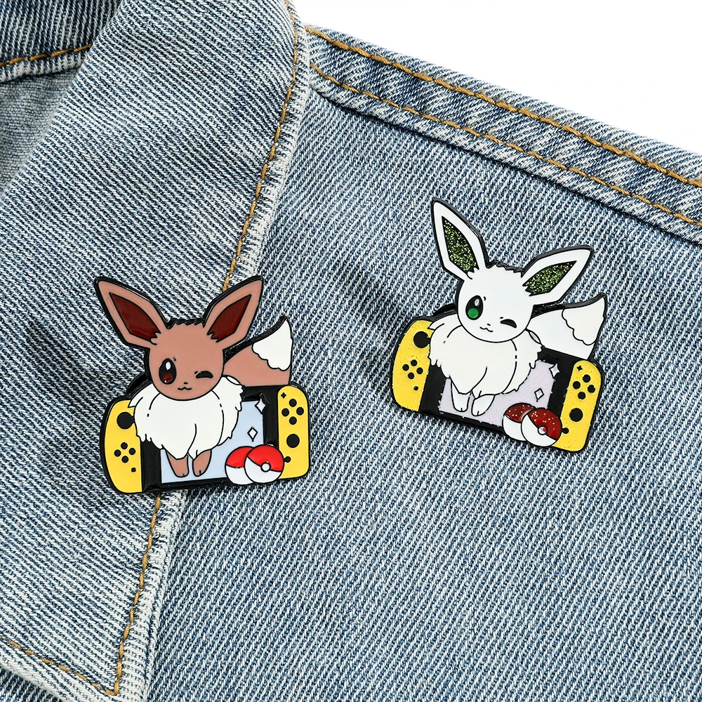 Embroidery Textile - 2 Pcs Anime Elf Cartoon Brooch
