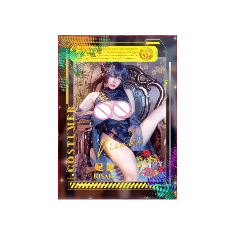 Anime Bronzing Game Collection Flash Card, Cos Series, Kitagawa, Marin, Carneiro, Rem, Desenhos animados, Jogo de tabuleiro, Brinquedos, Presente de Natal