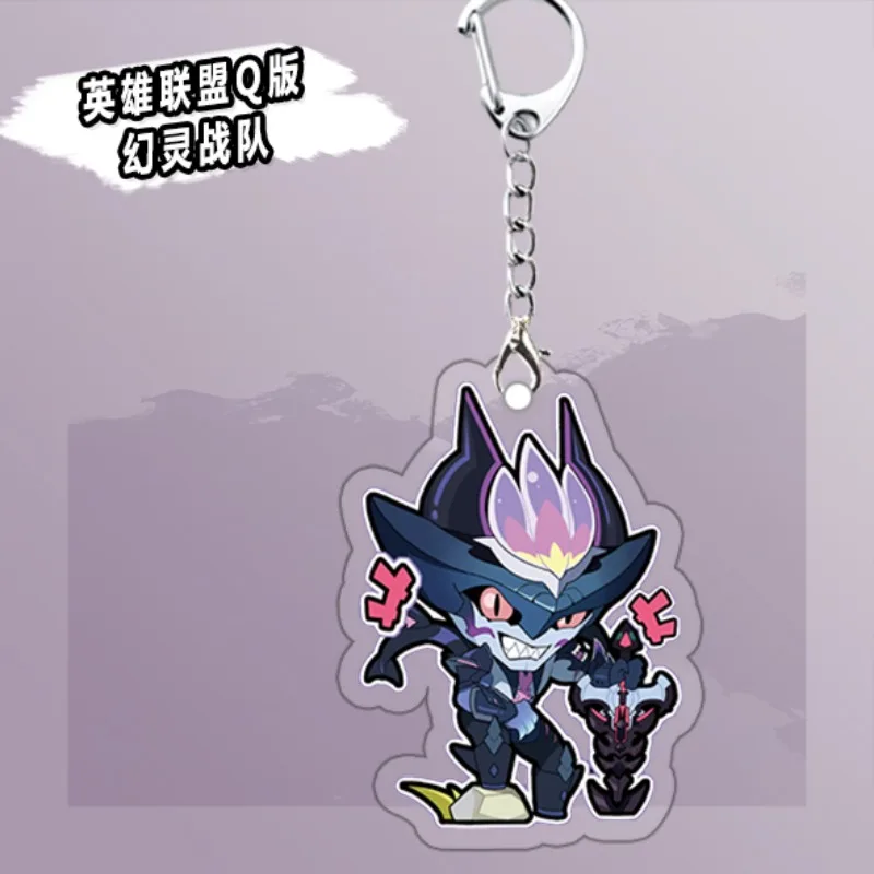 Aatrox Jinx Anime KeyChain Riven Irelia Miss Fortune 남성용 열쇠 고리 여성용 Kawaii Figure Cosplay 귀여운 열쇠 고리 펜던트 선물