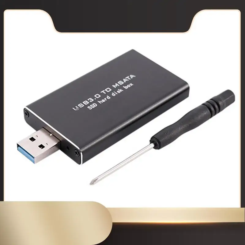 MSATA Ke USB USB 3.0 Ke MSATA SSD Adaptor Hard Disk M2 SSD Kotak HDD Eksternal Casing HDD-N36R