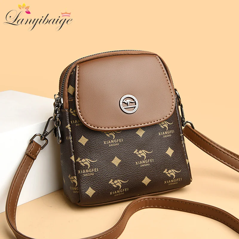 

Fashion Trend Womens Crossbody Bag Luxury Brand Designer Female Shoulder Bags High Quality Soft Leather Girl Phone Bolsas Wallet