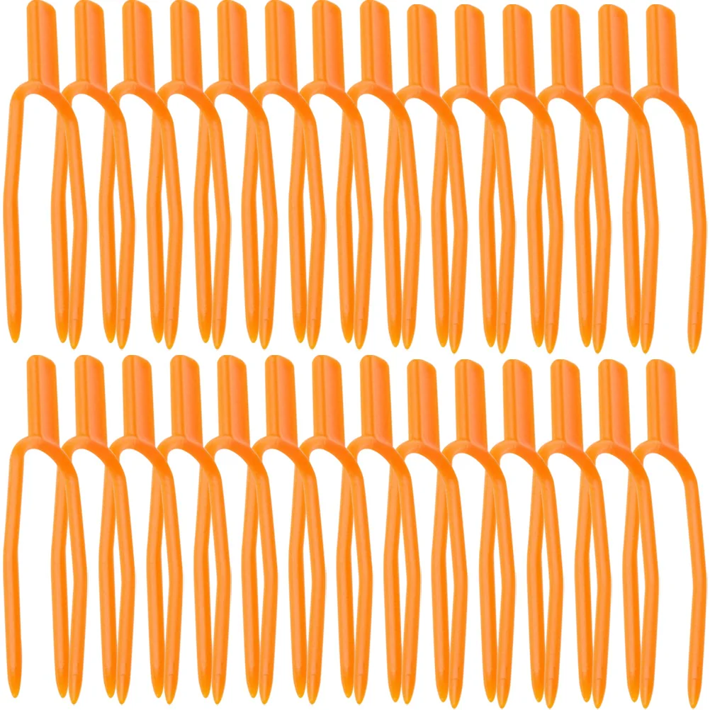 

200 Pcs Gardening Fixing Clips Vine Clamps PP Plant Supports Strawberry Watermelon Stolon Fixtures Easy Insertion Lightweight