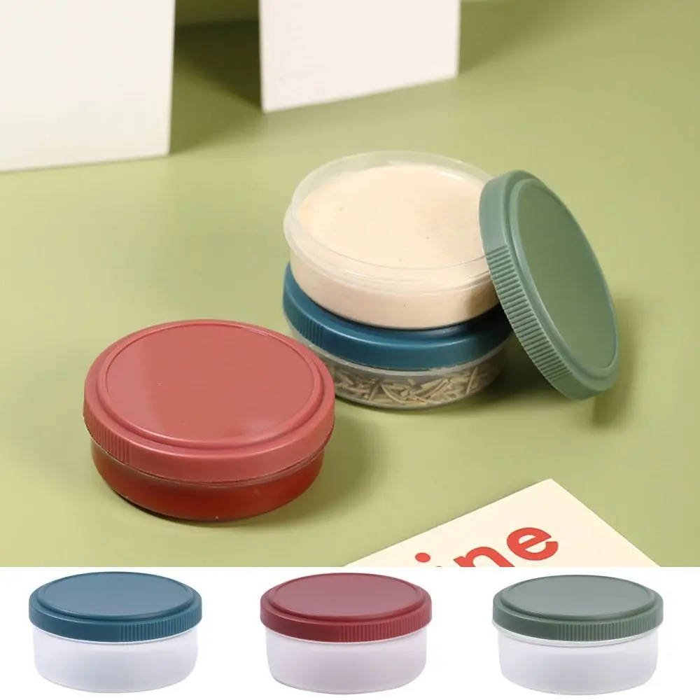 

Barbecue Spice Jar Plastic Salad Sauce Cup Mini 50/75ML Sauce Container Reusable Anti-seepage Condiment Container Travel