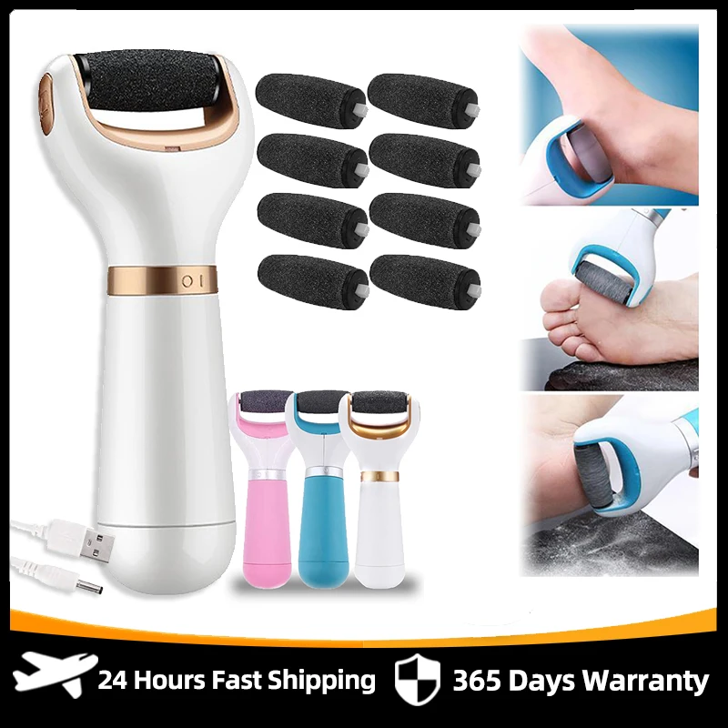 Electric Foot Sandpaper File Grinder Dead Skin Callus Remover Machine for Foot Pedicure Clear Feet Care Hard Cracked Clean Tools