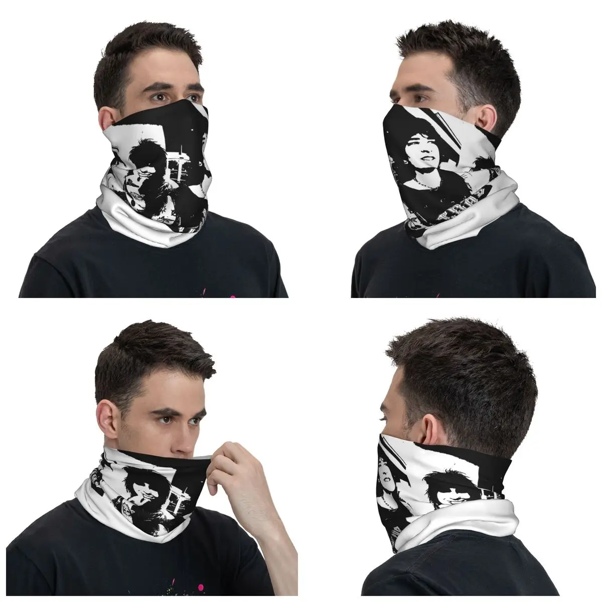 The Tinas Jake And Johnnie Bandana Neck Gaiter Printed Magic Scarf Multifunctional Balaclava Outdoor Sport Unisex Adult Washable