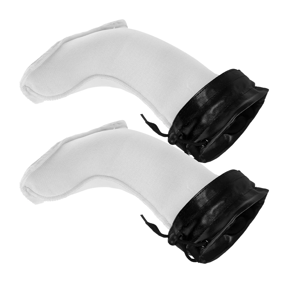 1 쌍의 레인 부츠 라이너 면 양말 남성용 두꺼운 따뜻한 절연 탈착식 내부 라이닝 겨울 추운 날씨 보호용