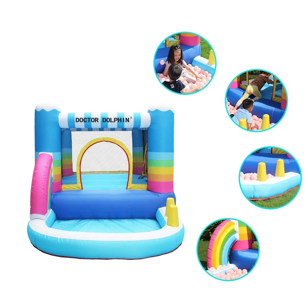 Brand New Bounce House Carton  Fabric Inflatable Bouncer Castle Inflatable Bouncer with Water Slide view 6