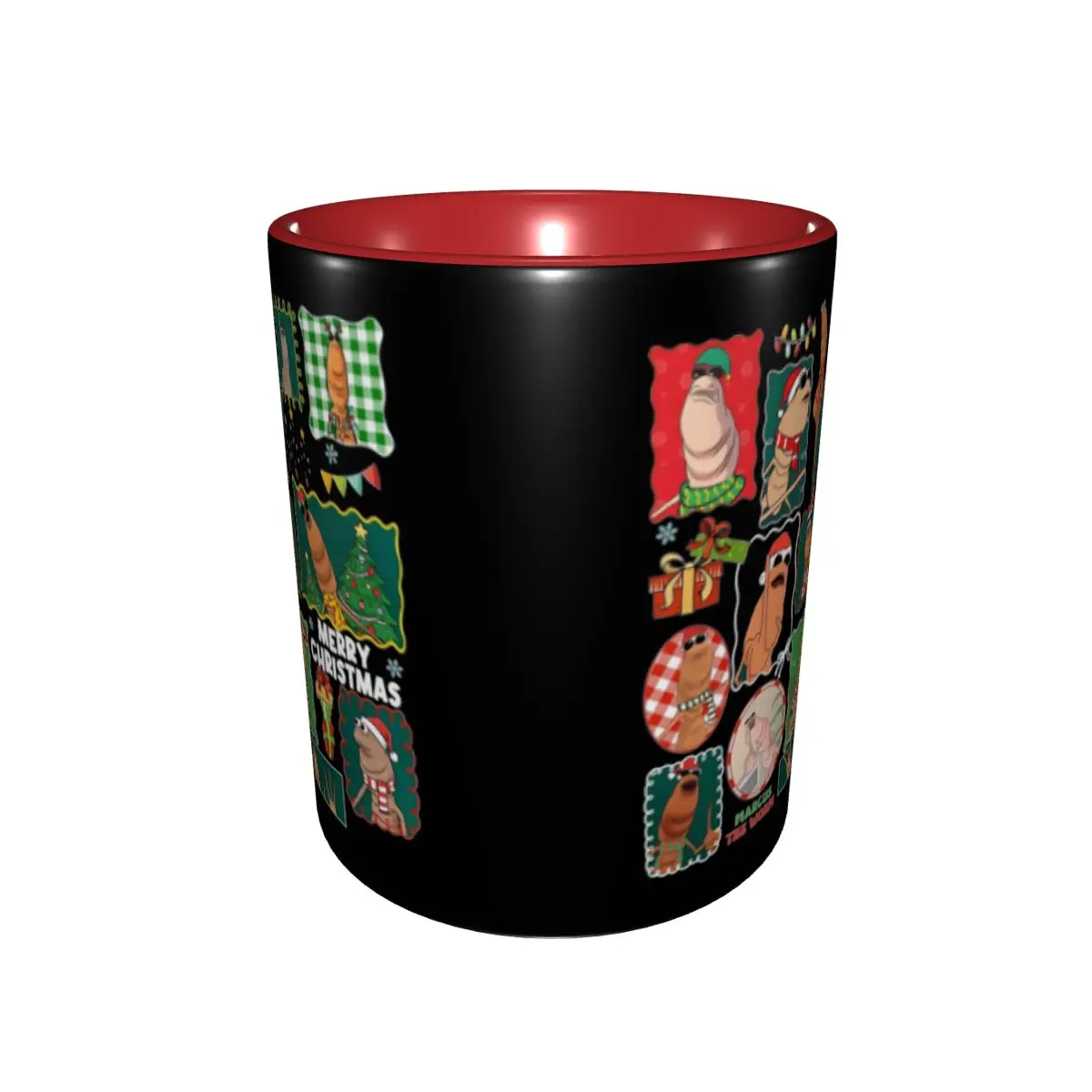 Marcus The Worm Christmas Meme Marcus The Worm Christmas Meme Merch Coffee Mug Novelty Tea Cups Gifts For Women Men