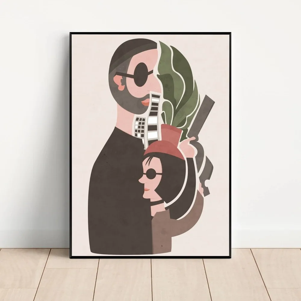 Movie Killer Leon And Mathilda Professional Uncle Girl Poster Posters Kraft Paper Vintage Poster Wall Art Painting Study