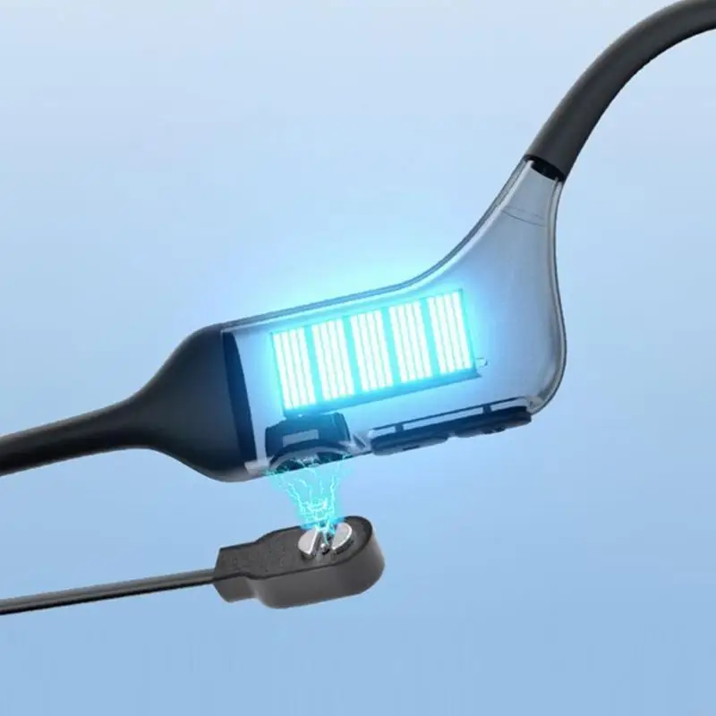 سماعة أذن لاسلكية سلك شاحن مغناطيسي محول الطاقة لسماعات HAYLOU PurFree BC01 كابل شحن USB ملحقات قاعدة الشحن