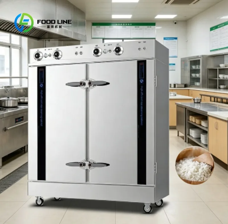 Steam Cabinet Steamer Oven with Large Capacity Stainless Steel Body Safety Features Ideal for Dim Sum, Vegetables, Seafood
