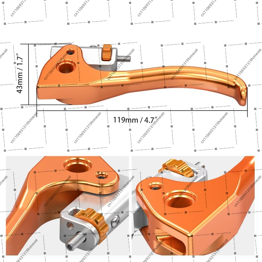 Piezas técnicas de SUV, palanca de embrague corta para KTM 125/150 SX 2016-2023 150EXC TPI 2020-2023 EXC 300 SXF 450 EXCF 350