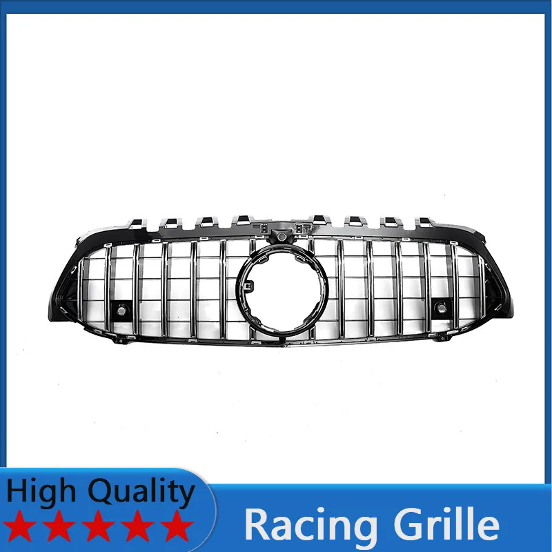 

For Mercedes-Benz A-Class W177 2019-2022 GT Style Grille Front Bumper Grill Body Kit Accessories