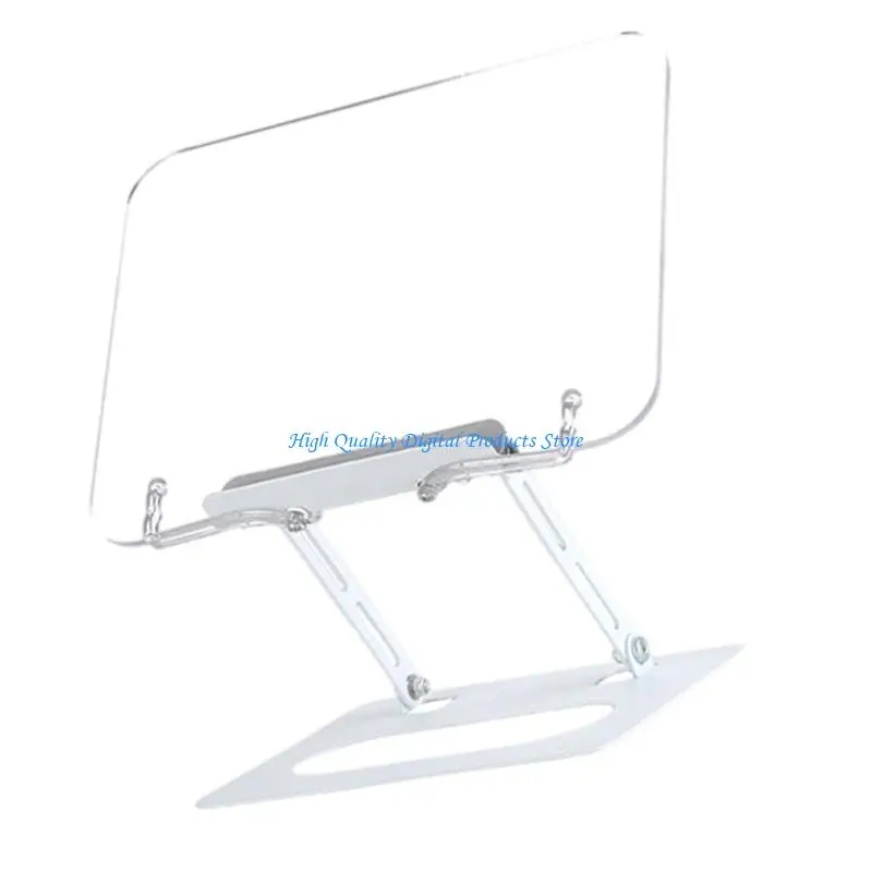 U2JE Convenient Foldable Acrylic Book Stand 360Degree Option for Multiple Purposes