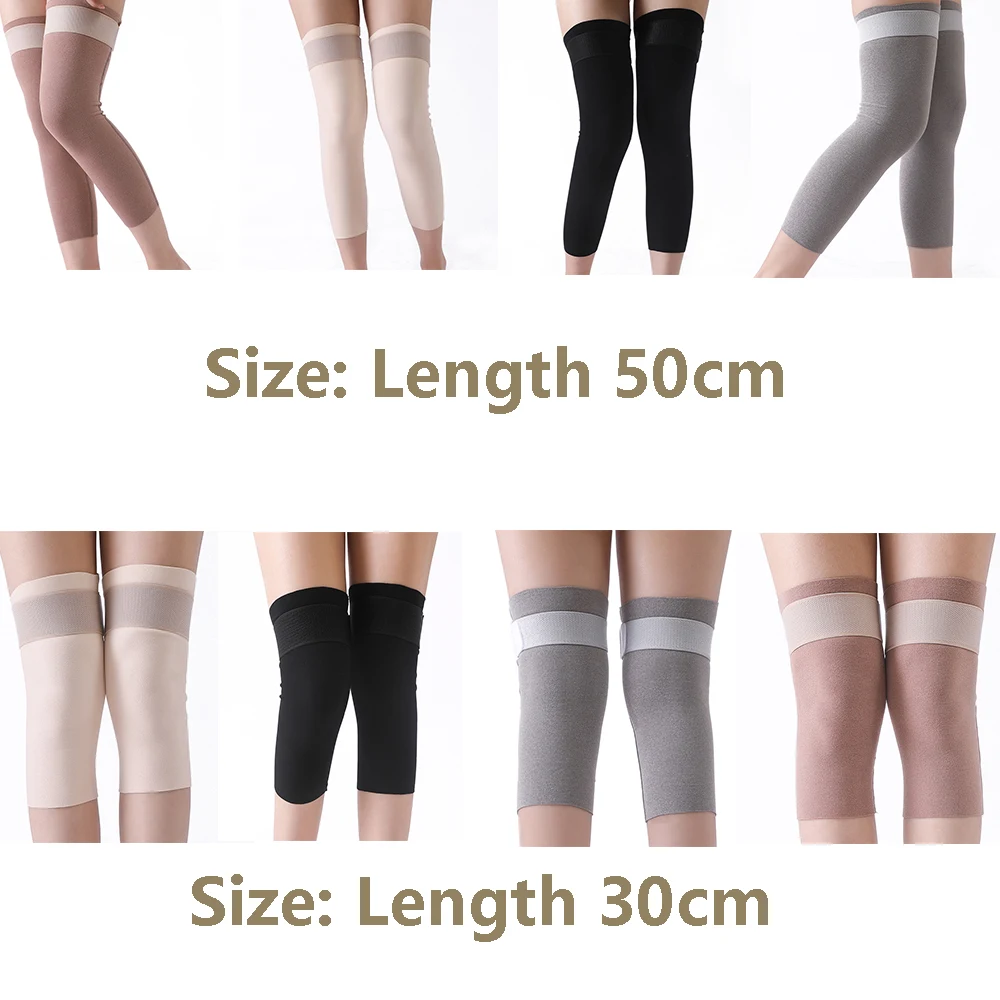 1Pair Kneepad for Women Bandage Adjustable Elastic Non-Slip Soft Warm Knee Sleeve Arthritis Leg Warmer Exercise Sport  Support