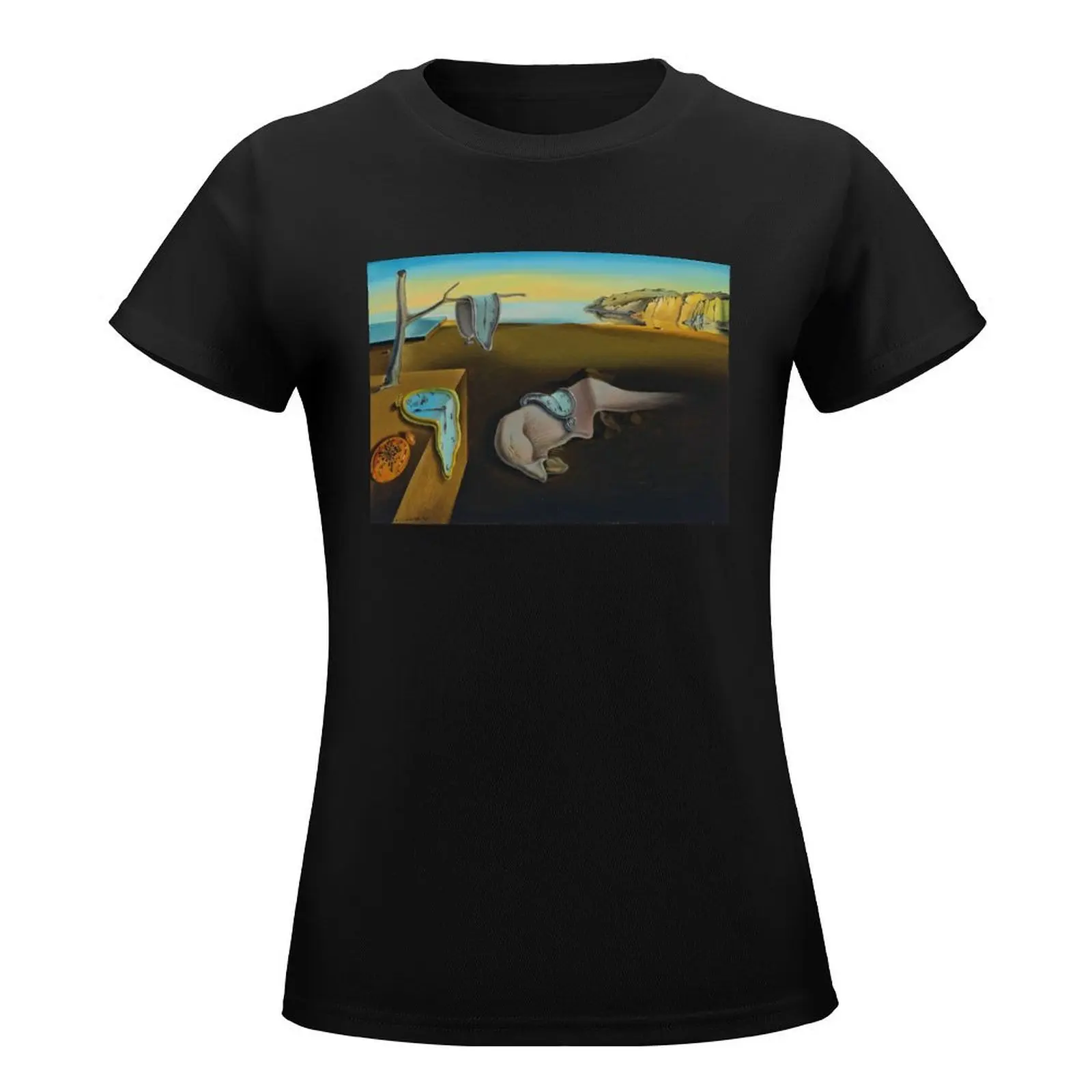 THE PERSISTENCE OF MEMORY--- SALVADOR DAL? T-Shirt Female clothing female oversized workout shirts for Women