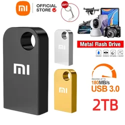 Xiaomi 2tb Hochgeschwindigkeits-Pen drive USB 3.0 Flash-Laufwerke 1TB tragbare Metall-USB-Festplatte wasserdichtes USB-Stick für PC/Laptop/PS4-Controller