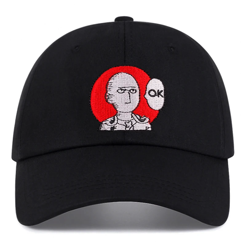 One-punch man embroidery men women dad hat baseball caps Shade hat