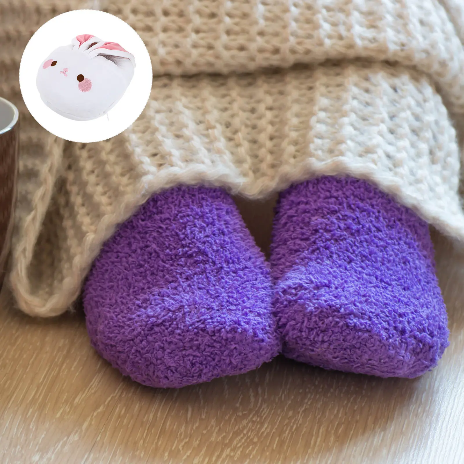 

USB Electric Foot Warmer Comfortable Heat Shoes for Winter Home Office Use Electric Foot Warmer Heater Shoes Winter Supply