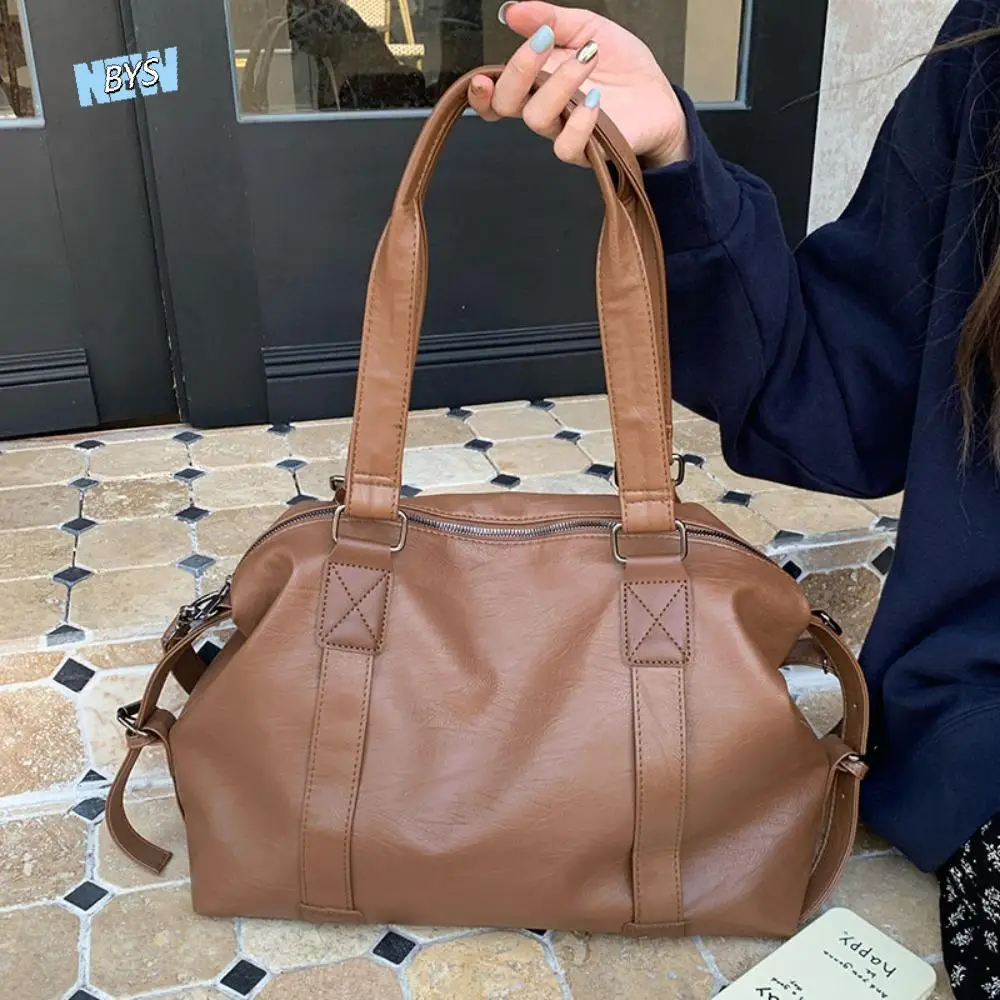 

Casual Waterproof Travel Luggage Bag Large Capacity Commuting Tote Bag Simple Casual Shoulder Bag Work