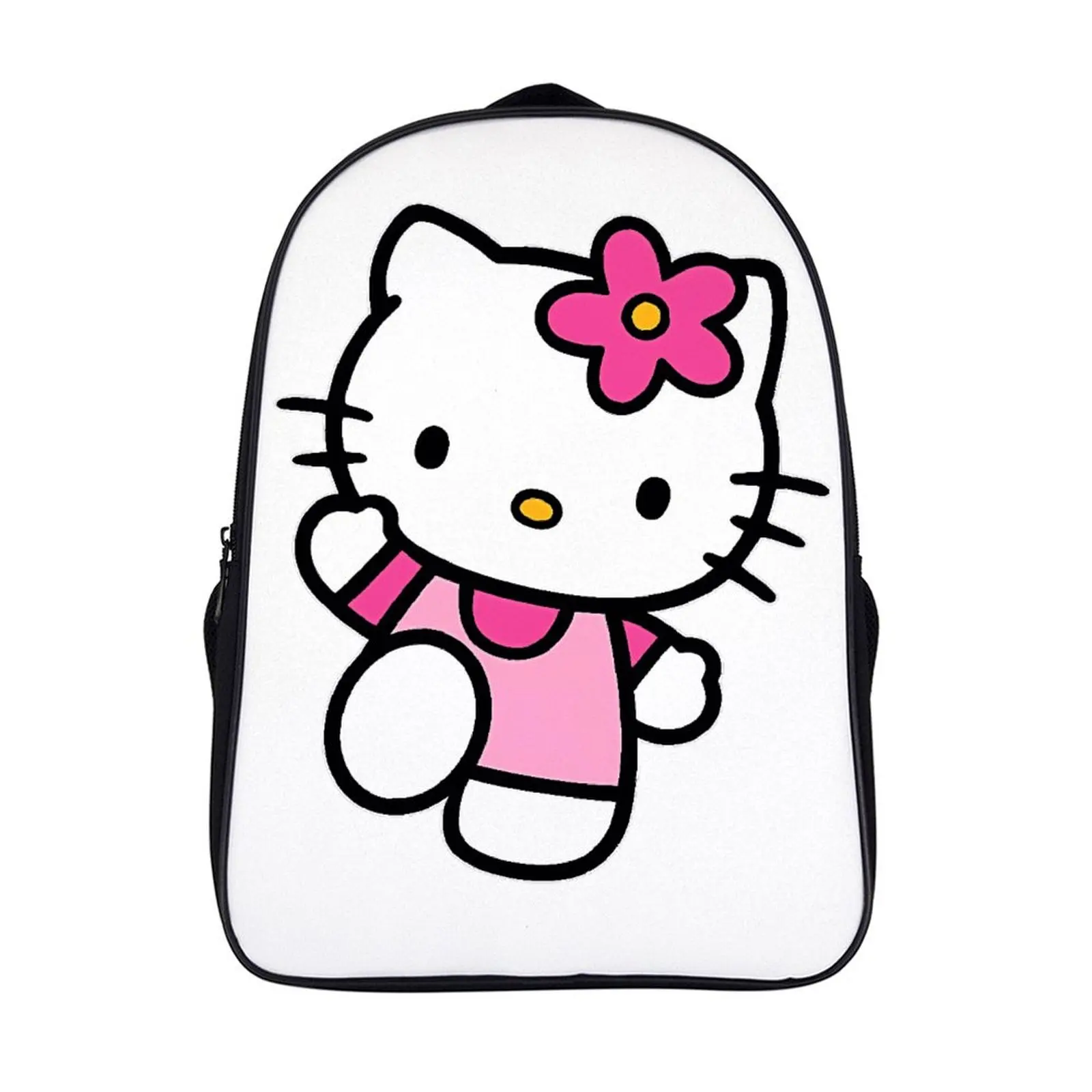 

Fashion Student's Backpack Cartoon Sanrio Hello Kitty School Bag 16 Inch 2 Compartment Backpack Student Schoolbag