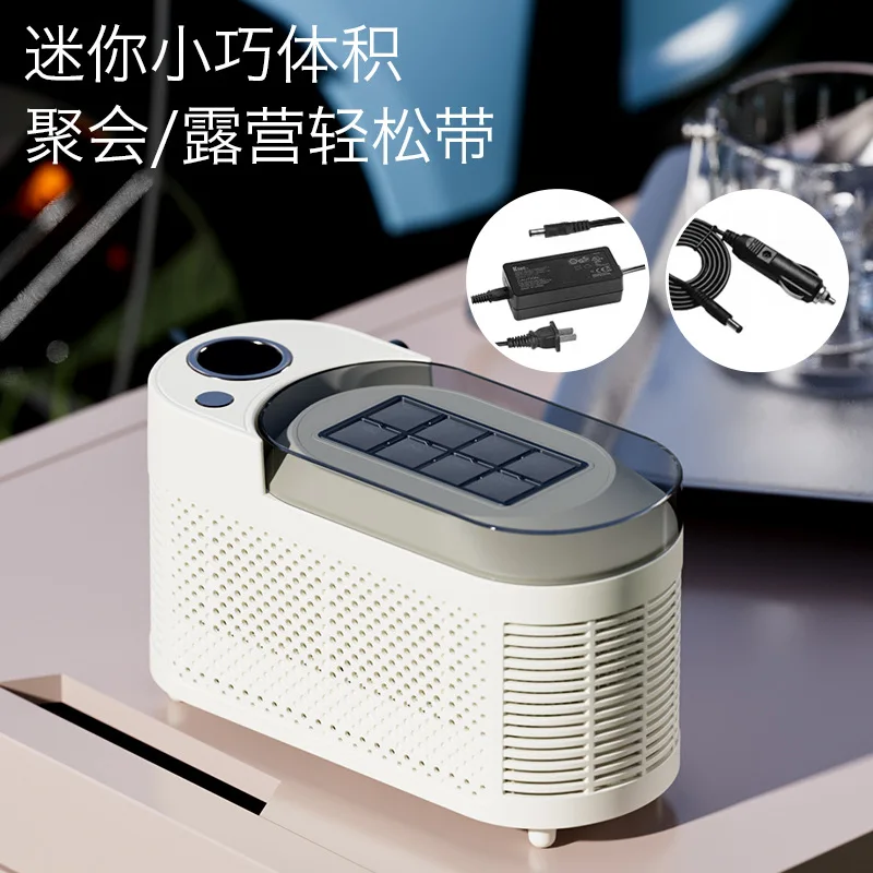 Applicable to small ice machine home dormitory desktop mini camping car automatic portable square ice making machine