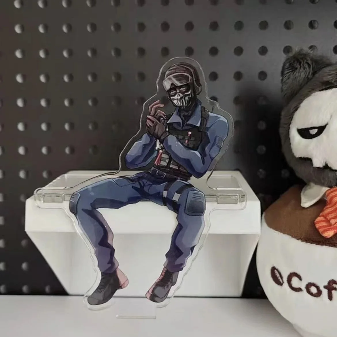 Ancestore demoniaco che circonda la ventola Blu Forget Machine Wei Wuxian Laser Tin Laser Badge Bar, spilla regalo