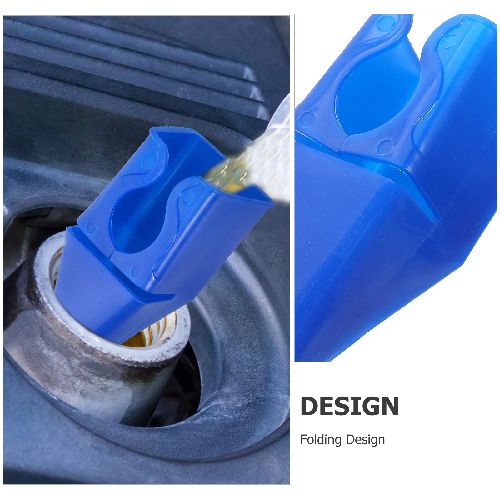 

8Pcs Oil Funnels Flexible Hose Automotive Gas Funnel Snap Design Easy Storage Engine Filling Funnel for Motorcycle Car