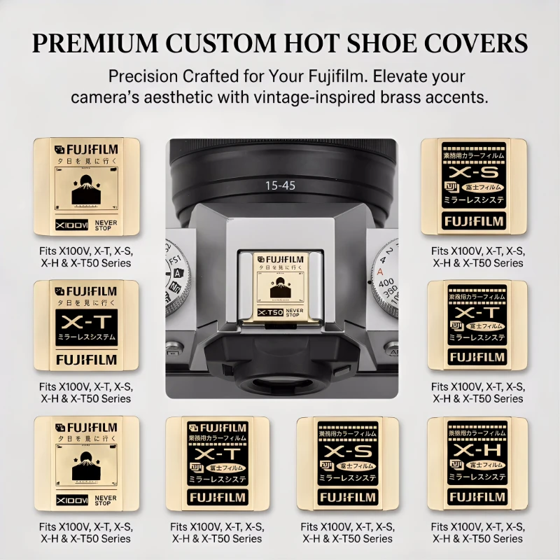 Metall-Kamera-Hotshoe-Abdeckung Kompatibel mit Canon Fuji Nikon Fotografie-Dekorationszubehör