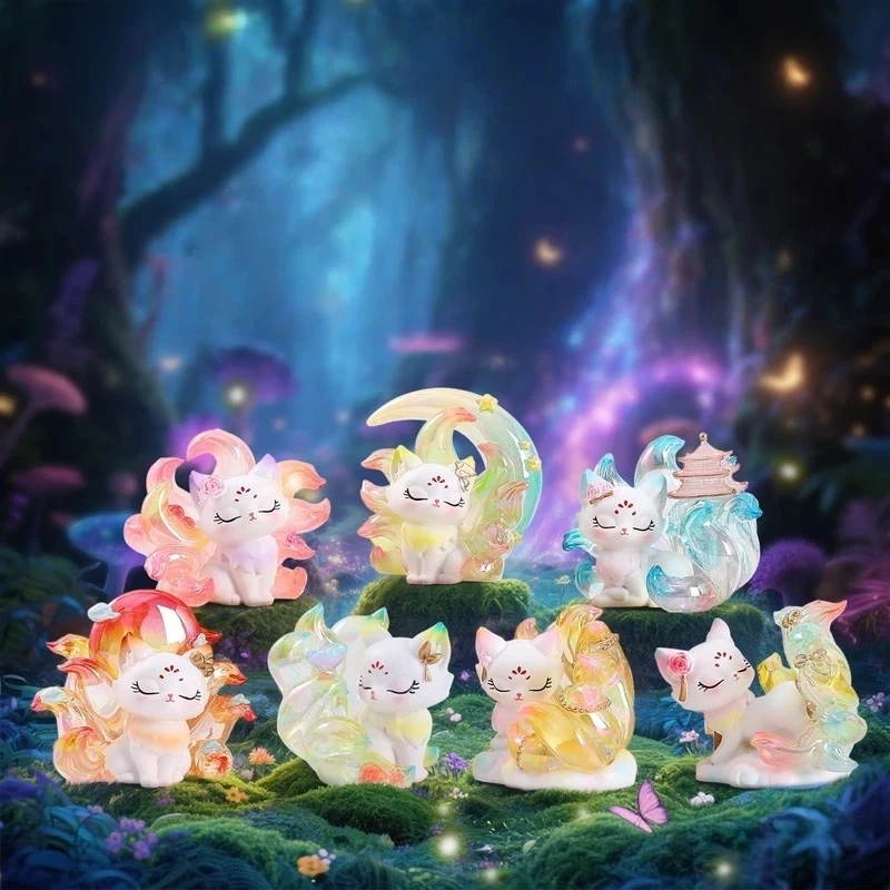 

Cute Cartoon Tushan Nine Tailed Fox Blind Box Handmade Trendy Toy Creative Home Decoration Desktop Ornament Friend Birthday Gift