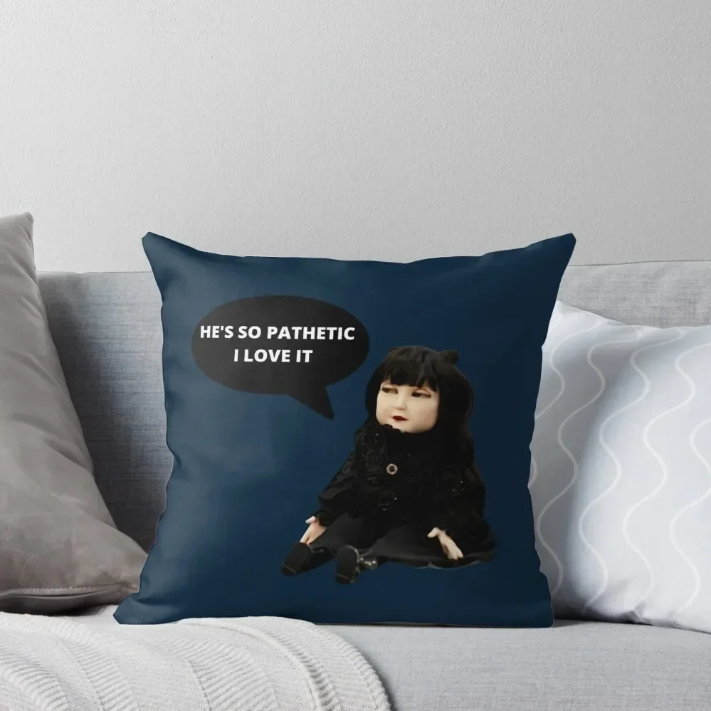 Mean nadja doll Throw Pillow sleeping pillows home decor items bed pillows pillow