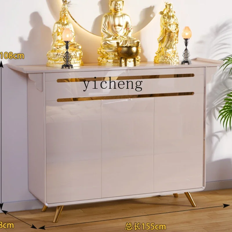 TQH table incense case household modern light luxury for position Buddhist niche vertical cabinet simple God of Wealth