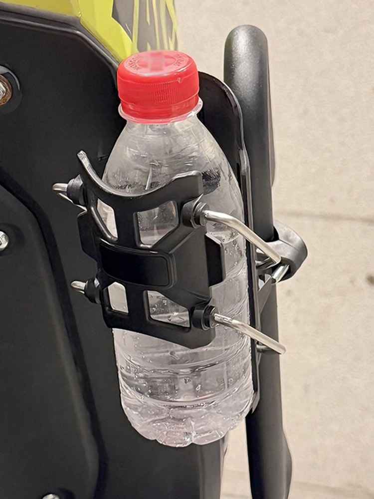 AliExpress ANLUSON 360° Adjustable Handlebar Cup Cage Universal Bike Motorcycle Water Bottle Holder For MTB Road Cycling ADV Motorbike FOR BMW GS