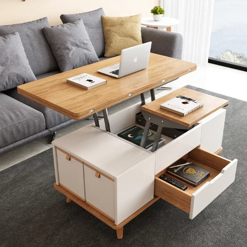 

Modern Storage Coffee Tables Design Extendable Floor Nordic Table Living Room Mesas De Centro Para Sala Furniture For Home