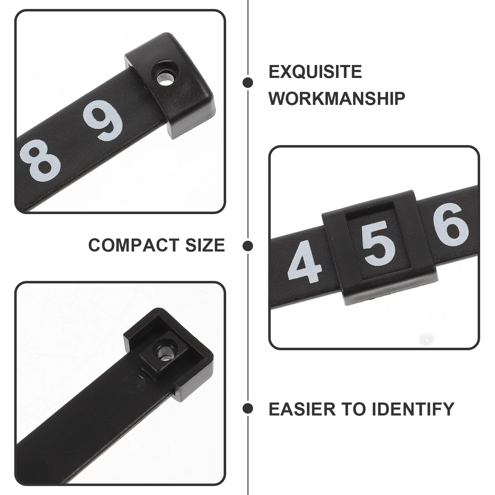 

2Pcs Table Football Score Counter Exquisite Workmanship Foosball Scoring Counters Portable Small Score Markers for Desktop Games