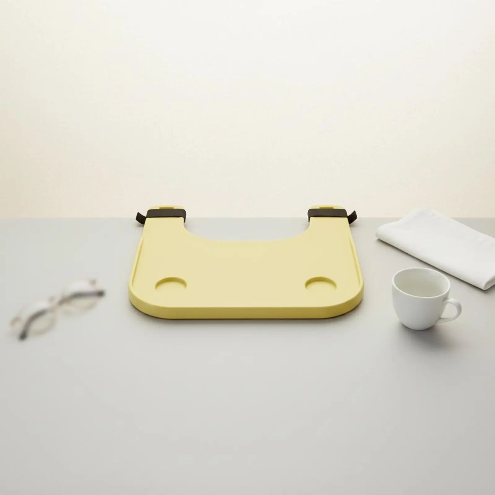 Detachable Table Sturdy Tray Table Detachable Lap Tray Waterproof Mobility Aid Accessory Beverage Holder Holder view 5