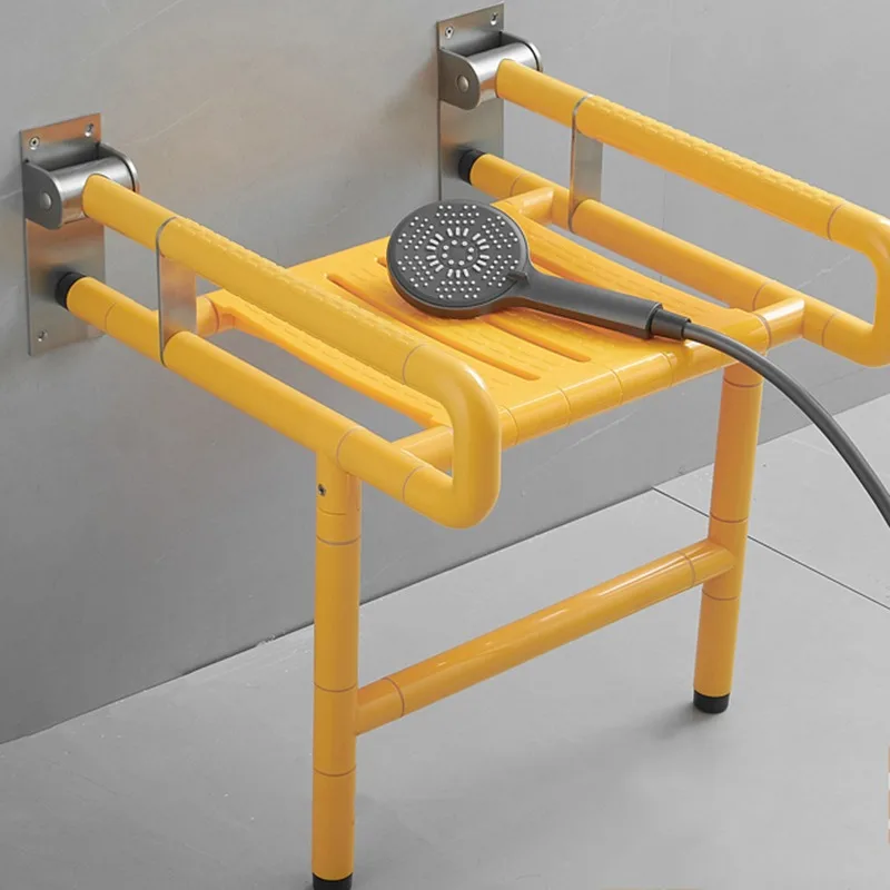 Cadeira de chuveiro ergonômica dobrável com encosto, Cadeiras de banheiro adulto, Cadeira de vaso sanitário
