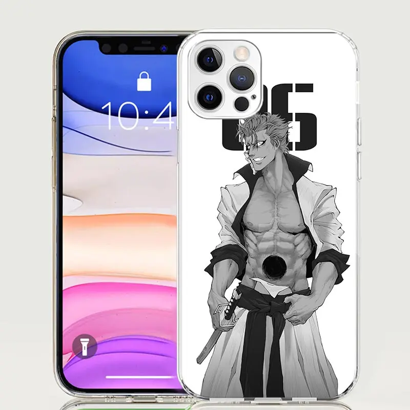 Grimmjow 6 Bleachเคสโทรศัพท์สําหรับiPhone 16 15 Plus 11 14 Pro Max 13 12 Mini XS X XR 7 8 + SEรูปแบบที่กําหนดเองcoqe Cover