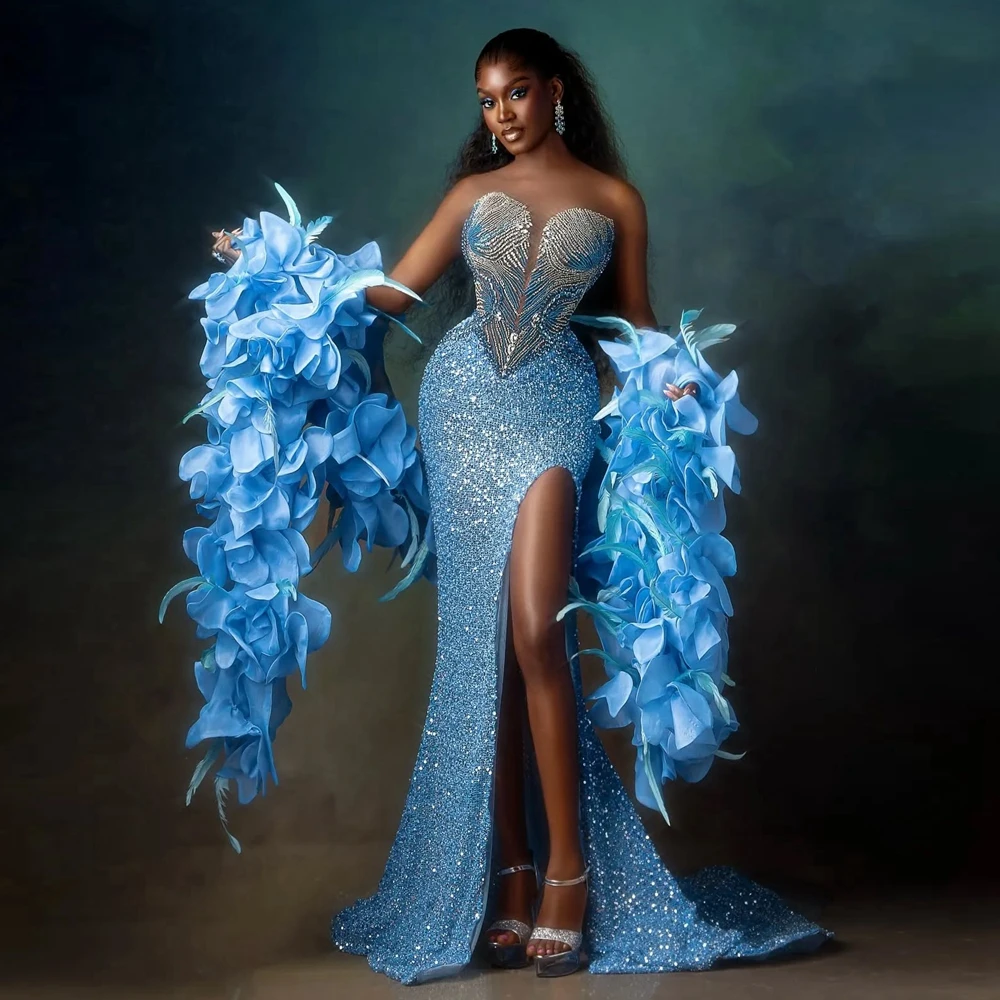 

Elegant Tulle Flowers Long Summer Shawl Women Fashion Feathers Shawl Unique Handmade Floral Ruffles Female Celebrity Party Shawl