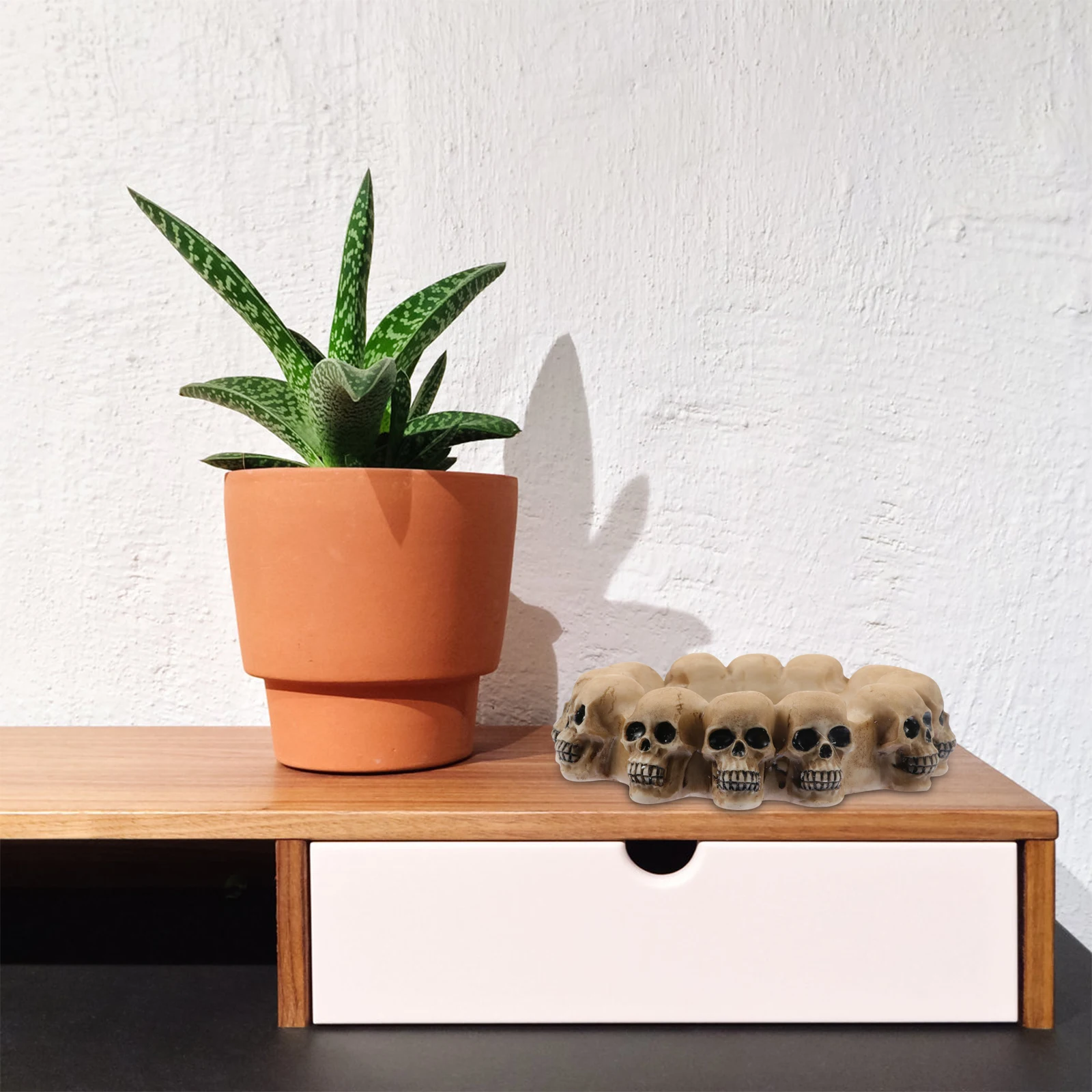 

Skull Ashtray Decoration Home Decorations Outdoor Scary Dining Room Table Office